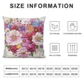 thumbnail image 6 of CMMY  Spring Floral Throw Pillow Covers Pink Flowers Mothers Day Decorative Pillows for Couch Sofa Bed Home Decor White, 6 of 6