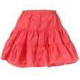 thumbnail image 2 of Richie House Girls' Orange Lightweight Ruffled Skirt RH0899, 2 of 2