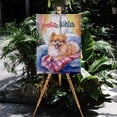 thumbnail image 4 of Watercolor Hello Winter Pomeranian Chill Christmas Welcome Vertical Matte Canvas Poster Pom Dog Lover Gifts Wall Art Home Decor - 00016, 4 of 5