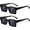 Black+black, variant on Sunglasses For Women Minimalist Classic Design Fashion UV400 Square Sun Glasses Unisex TY2984