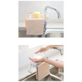 thumbnail image 4 of Detachable Sink Rack Large Capacity Kitchen Storage Shelf Hollow Sink Drain Holder,Beige, 4 of 6