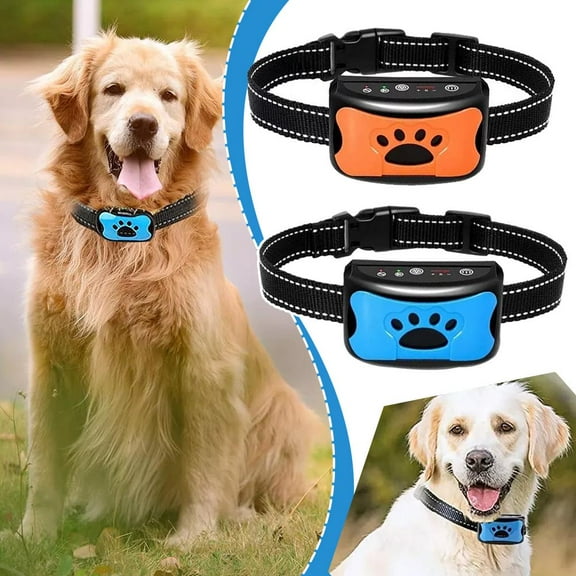 Blarkrus Anti Bark Collar Stop Dog Barking Sod Vibration Adjustable Rechargeable•