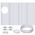 thumbnail image 1 of Portable Air Conditioner Window Kit with Coupler Adjustable Window Seal for AC Unit, Sliding AC Vent Kit for Exhaust Hose, Universal for Ducting with 5.9 Inches Diameter, 1 of 4