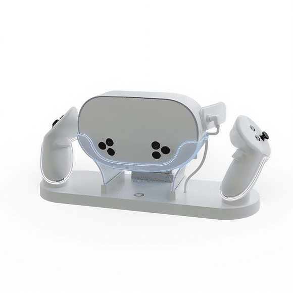 Multi Functional VR Helmet Charging Base for Meta 3S Handle Universal Colorful Desktop Base Charging