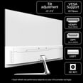 thumbnail image 5 of Gawfolk 24.5-Inch IPS Gaming Monitor, Full HD 1080p, 200Hz, Built-in Speakers, White, 5 of 9