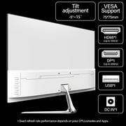 Gawfolk 24.5 200Hz Gaming Monitor FHD 1080P, IPS,Sleek White Design with Built-in Speakers