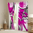 thumbnail image 3 of YST Pink Tie Dye Curtains & Drapes for Girls Women Modern Abstract Art Curtains, Pastel Ombre Blackout Curtains Gradient Patchwork Living Room Curtains, Oil Painting Watercolor Window Curtains, 3 of 6