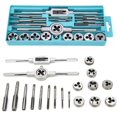 thumbnail image 1 of Metric Tap and Die Set, 20 Pcs M3-M12 Metric Tapping Tool Set, Tap and Die Set, Steel Screw Extractor Threading Tools, Threading Tools Wrench Screw Tools with Storage Case, 1 of 5