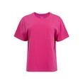 thumbnail image 3 of Time and Tru Women's Short Sleeve Boyfriend T-Shirt, 3 of 8