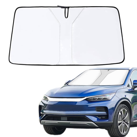 Car Windshield Sunshade,Universal Foldable Reflective Vehicle Front Window Sun Protector for Blocks UV Rays,Auto Interior Cooling Cover Accessories for Trucks SUVs,Large