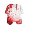 thumbnail image 3 of YDFCWXW Halloween Shirts for Women Halloweens Graphic Tees Tops Womens Clothing Red, XL, 3 of 6