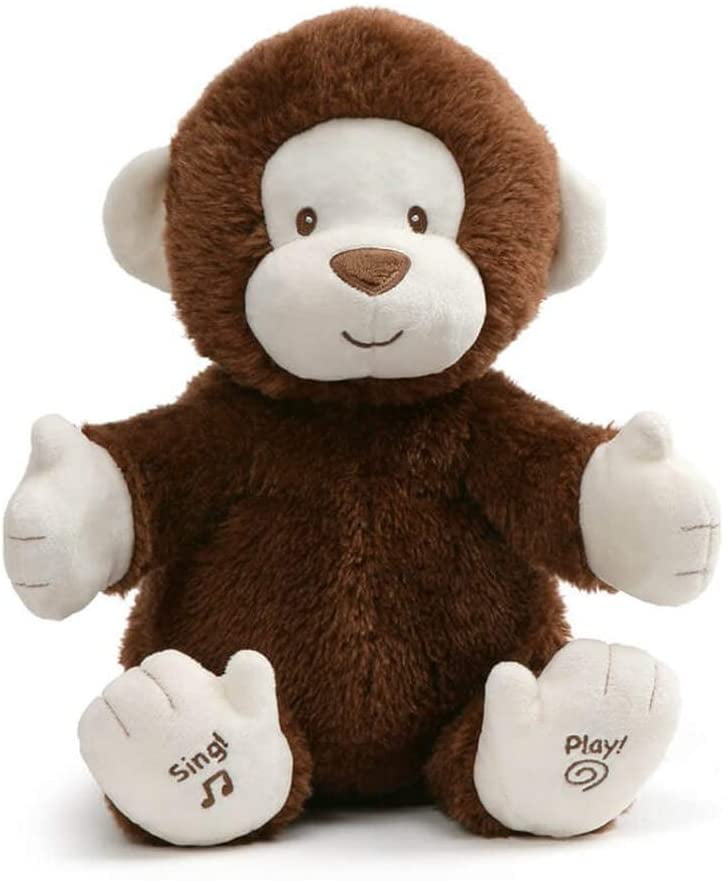 Baby GUND Animated Clappy Monkey Singing and Clapping Plush Stuffed