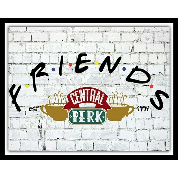 Friends Central Perk New York Theme Metal Tin Signs 8x12 Inch Wall Decor Sign