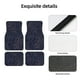 thumbnail image 4 of Fotbe Navy Dark Blue Juego de 4 Tapetes para Auto con Estampado – Alfombrillas de Goma Reforzada, Diseño Antideslizante, Protección para Todo el Año – Vehículos, Autos, Camionetas y SUVs, 4 of 7