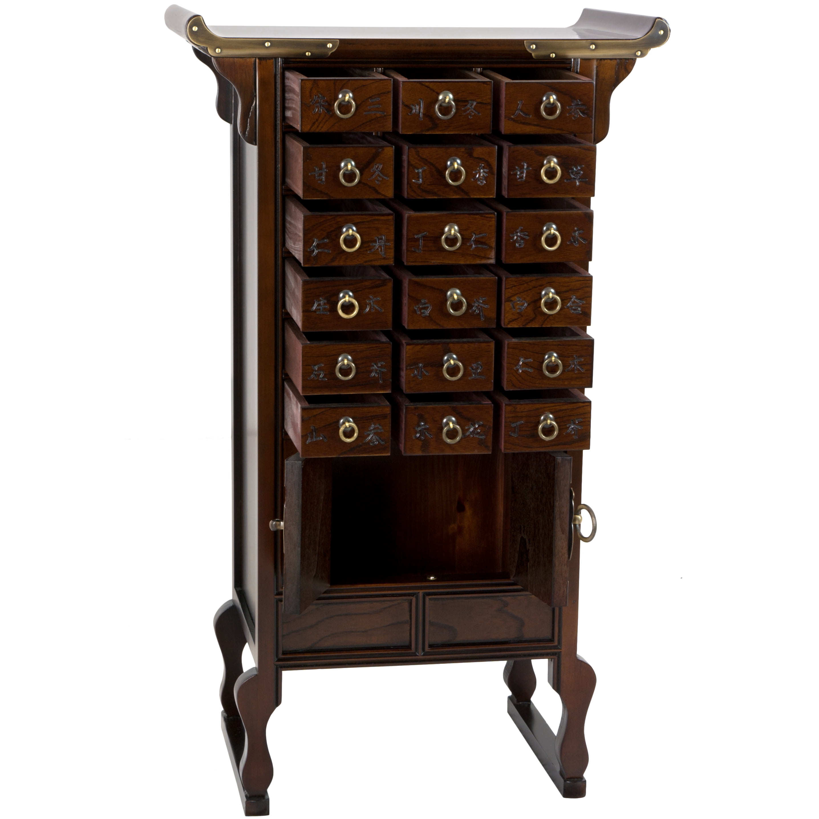 31" Korean 18 Drawer Herbal Medicine Apothecary Chest
