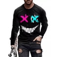 thumbnail image 1 of Camiseta De Manga Larga Con Personalidad De Moda Para Hombre, 1 of 3