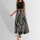 thumbnail image 1 of WILLBEST Vestidos de Mujer Vestidos de Verano para Mujer 2025 Vestido Largo Cruzado de Manga Corta con Estampado Floral Vestido de Línea A con Volantes y Retazos Grande, 1 of 3