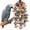 Mix Colors, variant on AEL Large Parrot Toys Bird Chewing Toys-Natural Nuts Corn Loofah Wooden Bird Cage Toy for African Grey,Macaws,Conure,Cokatoos,Cockatiel,Amazon Parrots and Other Medium and Small Birds