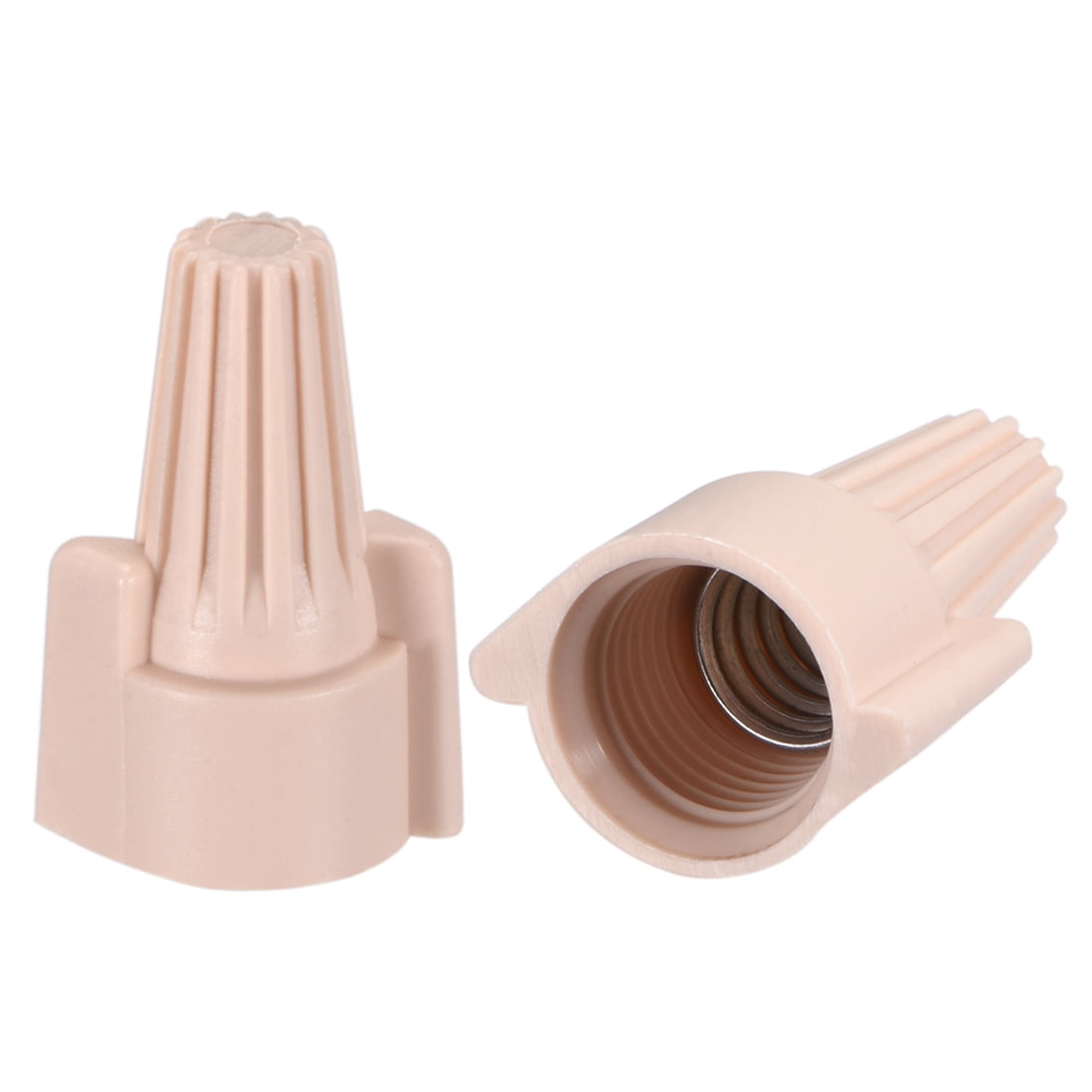 Wire Nuts Electrical Wire Connectors Terminals Easy Screwon Type Beige 5 Pcs Walmart Canada