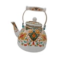 thumbnail image 4 of jifeng Enamel Tea Kettle Comfortable Grip Water Pitche for Kitchen for Friend Decor A, 4 of 9
