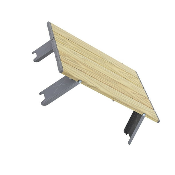 Wosthever al aire libre de amplia aplicación para acampar y picnics, plegable de aleación de aluminio, plegable Kits de desorden para acampar grano de madera
