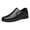 Black, variant on Men's Slip on Loafers Dress Shoes Classic Casual Leather Formal Business Work Driving Oxfords for Banquet Wedding Black Size 7.5
