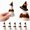 A, variant on Yarn Knitted Witch Hat Decorations, Cute Mini Witch Hat Ornaments for Halloween Clothes Party Favors, DIY Craft Supplies for Seasonal Home Decor, 1Pack E