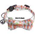 thumbnail image 2 of 2Pcs Cat Collar With Bell And Bow Tie Adjustable Anti Strangling Cat Collar Cat Collars With Bell Kitten Collar With Bell And Safety Buckle Puppy Collar, 2 of 5