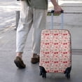 thumbnail image 3 of Pink Cow Cherry Pattern Luggage Cover Fashion Suitcase Cover Baggage Covers Fit 25-28 Inch Luggage (Go Travel), 3 of 5