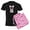 With Pink Camo Pant, variant on CafePress - Alpha Omega T Shirt Pajamas - Men's Dark Loose Fit Cotton Pajama Set