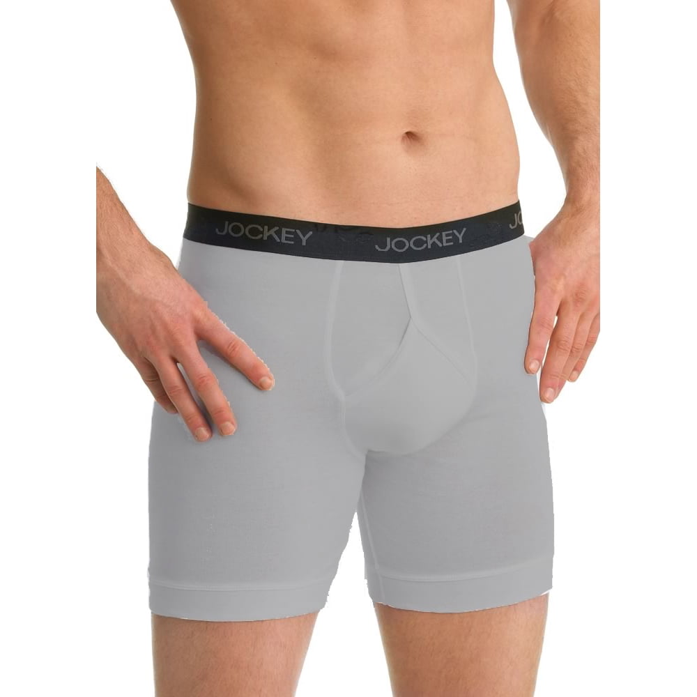 Jockey Jockey Men's Underwear Staycool Midway Brief 3 Pack, Grey