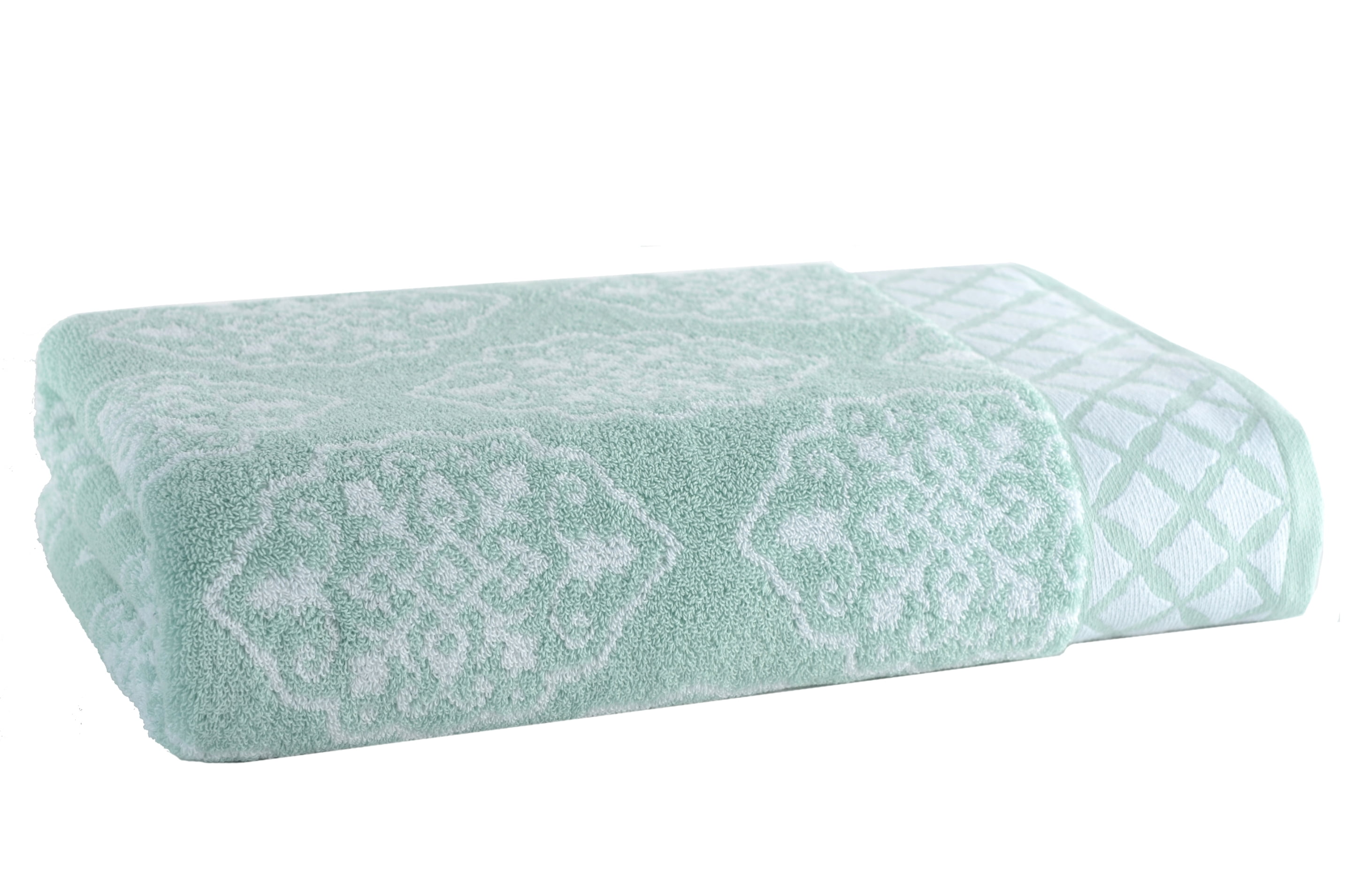 Better Homes & Gardens Thick and Plush Medallion Jacquard Bath Towel