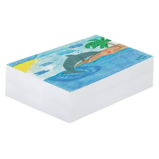 Papel de periódico Pacon PAC3407, 9 x 12, blanco, 500 hojas