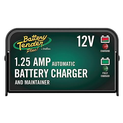 Battery Tender Plus 12V Battery Charger and Maintainer 1.25 AMP