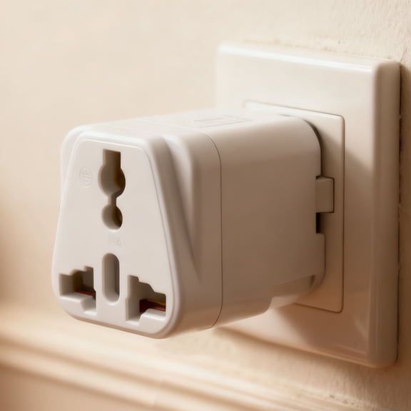 Travel Plug Adapter Universal Power Converter EU UK to US 3 Prong Electrical Outlet Adapter 10A 250V Wall Plug Adapter for Home Office Travel