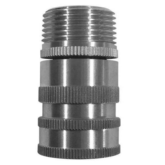 Sani-Lav Hose Adapter,SS,3/4" x 3/4" N28S