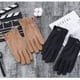 thumbnail image 5 of Guantes de invierno para hombre sweethay 1 par de guantes cálidos suaves a la moda Azul oscuro AP014259-04, 5 of 6