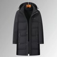 thumbnail image 2 of Chaqueta de plumón de lujo de diseñador para hombre, marca de invierno, con capucha extraíble, relleno de plumón de pato, ropa de abrigo para el frío, chaqueta de invierno para hombre, 2 of 5