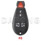 thumbnail image 1 of Datong World Car Remote Key Shell Case For Jeep Cherokee Dodge 300c Chrysler Town Country Replacement Smart Card Housing Cover, 1 of 1