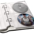 thumbnail image 2 of Bellagio-Italia Black Leather Disc Storage Binder Perfect for CDs, DVDs, Blu-Rays, and Video Games. 6 Pack Includes 24 Additional Insert Sheets - Set Holds 384 Discs Total., 2 of 2