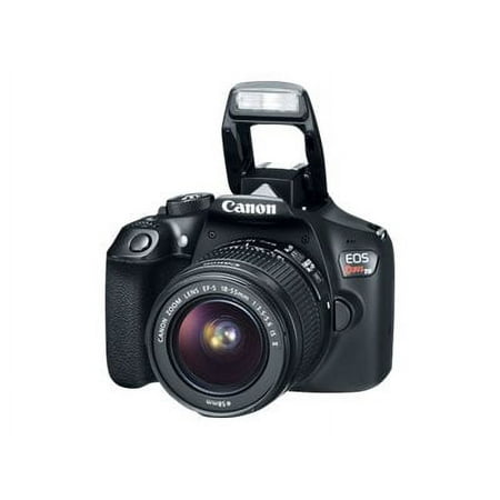 Canon EOS Rebel T6 - Digital camera - SLR - 18.0 MP - APS-C - 1080p / 30 fps - 3x optical zoom EF-S 18-55mm and EF 75-300mm lenses - Wi-Fi, NFC - black