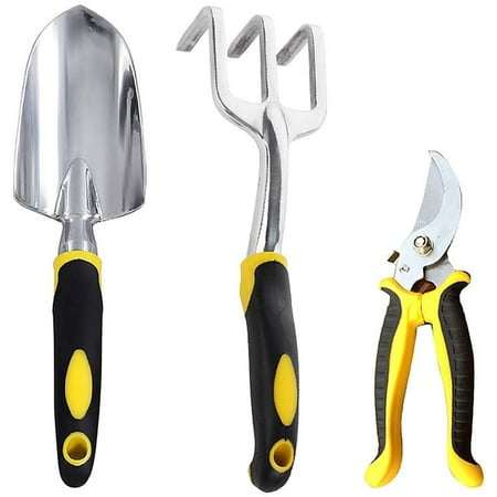 3 Piece Garden Tools Set Fl Aluminum Heavy Duty Gardening With Hanging Hole Trowel Cultivator Pruning Shear Durable And Delicate Gift Canada - Gardening Tool Kit Gift 3 Piece Garden Tools Set Fl Aluminum Heavy Duty Gardening With Hanging Hole Trowel Cultivator Pruning Shear Durable And Delicate Gift Canada - Gardening Tool Kit Gift