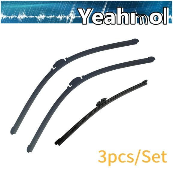 Yeahmol 3PCS Front Rear Windshield Wiper Blades Fit For Ford Escape 2020-2023, 2PCS Front Wiper   1PC Rear Wiper, Y20D7B1S