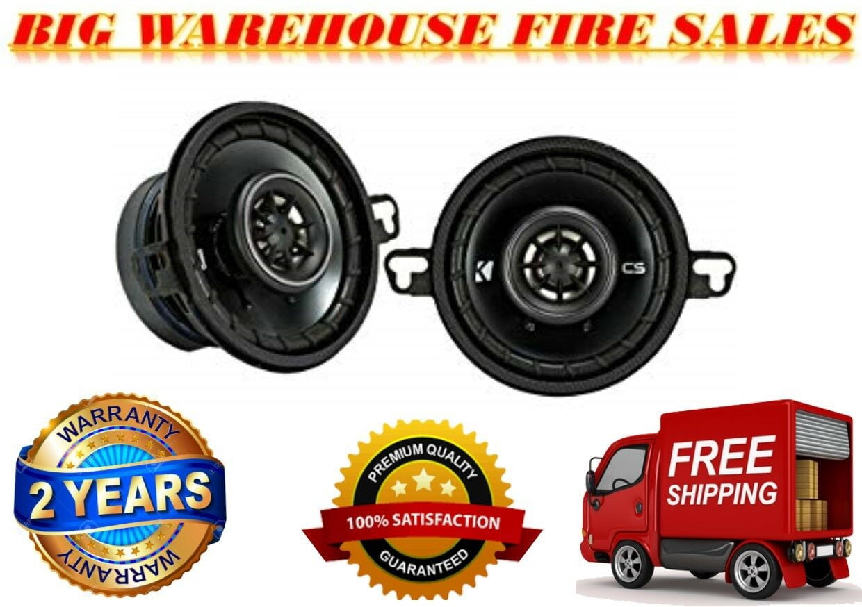 KICKER 3.5-INCH 2-WAY CAR AUDIO COAXIAL 