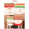 thumbnail image 2 of Inteprter Funda de silla de Navidad de dibujos animados antideslizante colorido lindo copo de nieve Antimacassar protección de seguridad funda suministros Kits de decoración para fiestas Papá Noel Inteprter HA070033-01B, 2 of 6