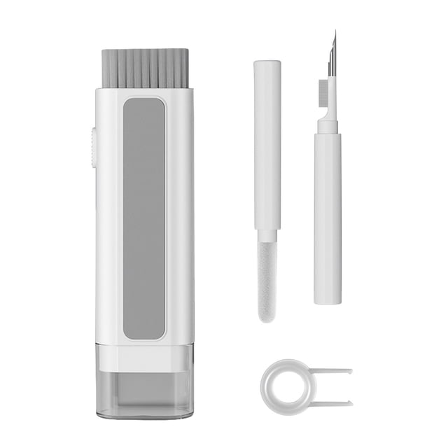 Herramientas de limpieza para auriculares Bluetooth, cepillo limpiador de auriculares, kit de púas de metal, herramienta de limpieza del puerto de carga para auriculares, cámaras y teclados.