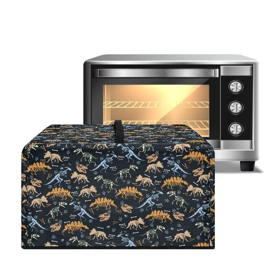 FOR U DESIGNS Dinosaur Print Microwave Oven Dust Cover Dustproof Small Appliance Covers All-Season Microwave Oven Grill Covers Protector Home Decoration Accessories-S