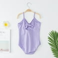 thumbnail image 4 of GYRATEDREAM Performance Classics Camisole Ballet Leotards for Girls/Toddlers/Kids, Adjustable Double Strap Gymnastics and Ballet Dancewear for 3-13 Years Lilac, 4 of 5