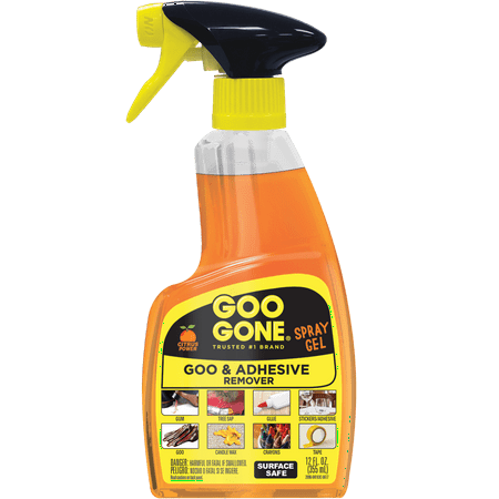 Goo Gone Original Spray Gel - 12 Ounce (Best Way To Clean Oil And Grease Off Engine)