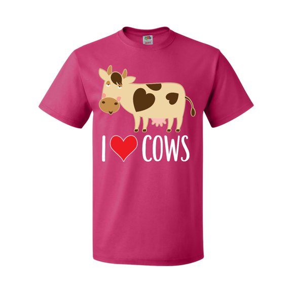 Inktastic I Love Cows Dairy Farmer T-Shirt